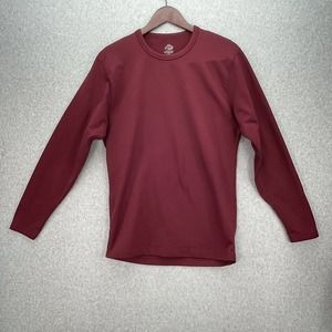 Duofold Thermal Long-Sleeve Shirt Mens Size Medium Burgundy